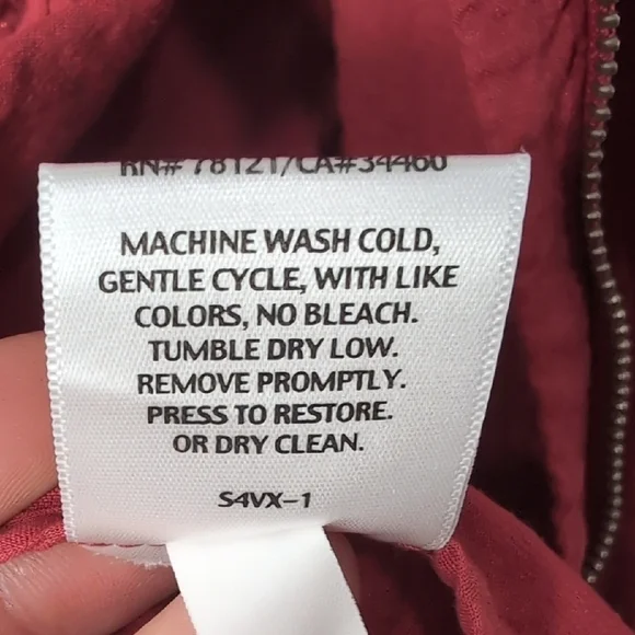 Eileen Fisher | Linen Lightweight Red Blazer Jacket Size L - Picture 11 of 11